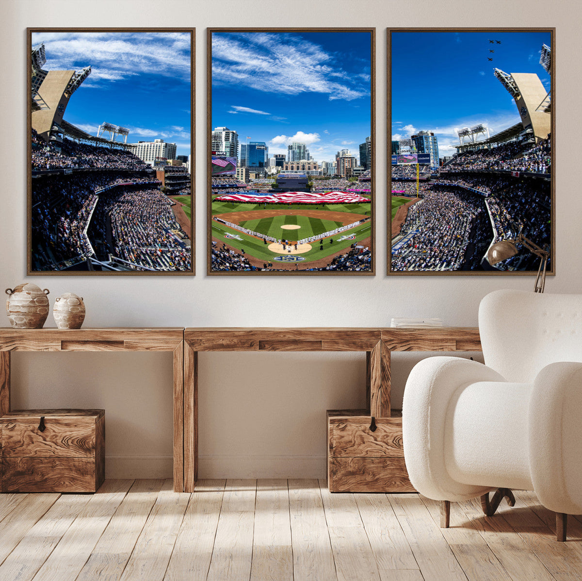 San Diego Padres Baseball Team Print - Petco Park Stadium