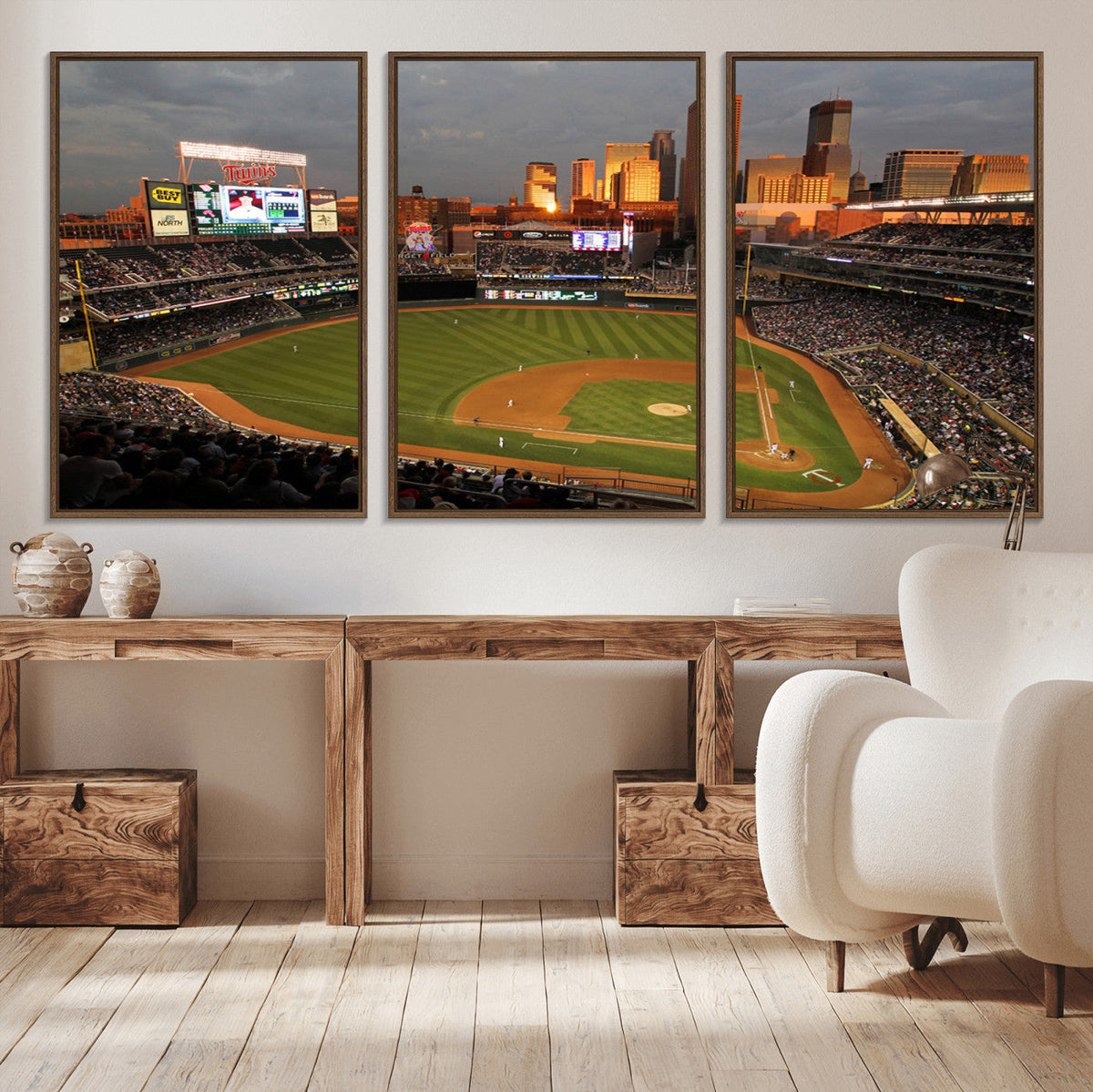 Minnesota Twins Baseball Team Print - Minneapolis Target