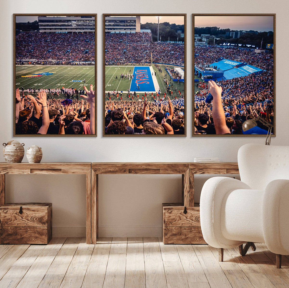 University of Kansas Jayhawks Football Team Art Print -