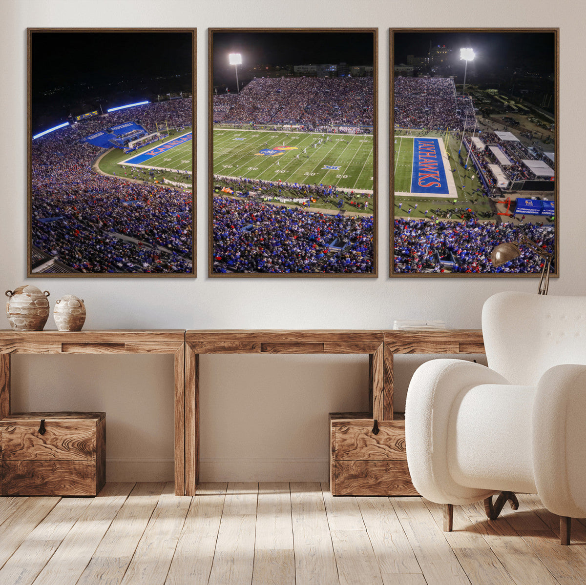 University of Kansas Jayhawks Football Team Print - Lawrence