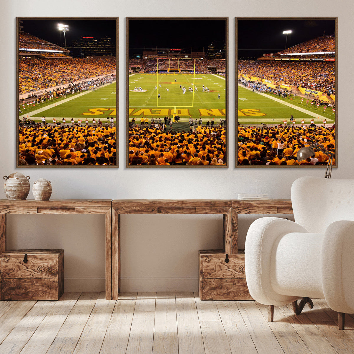 ASU Sun Devils Football Team Print - Phoenix Mountain