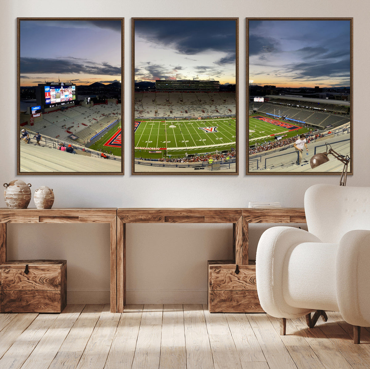 Arizona Wildcats Football Team Print - Tucson Arizona