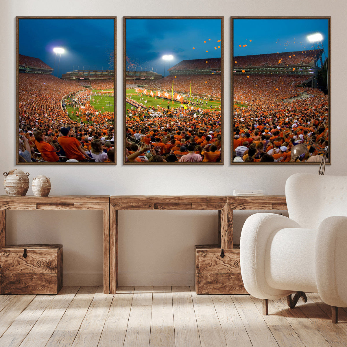 Clemson University Tigers Football Team Print - Clemson