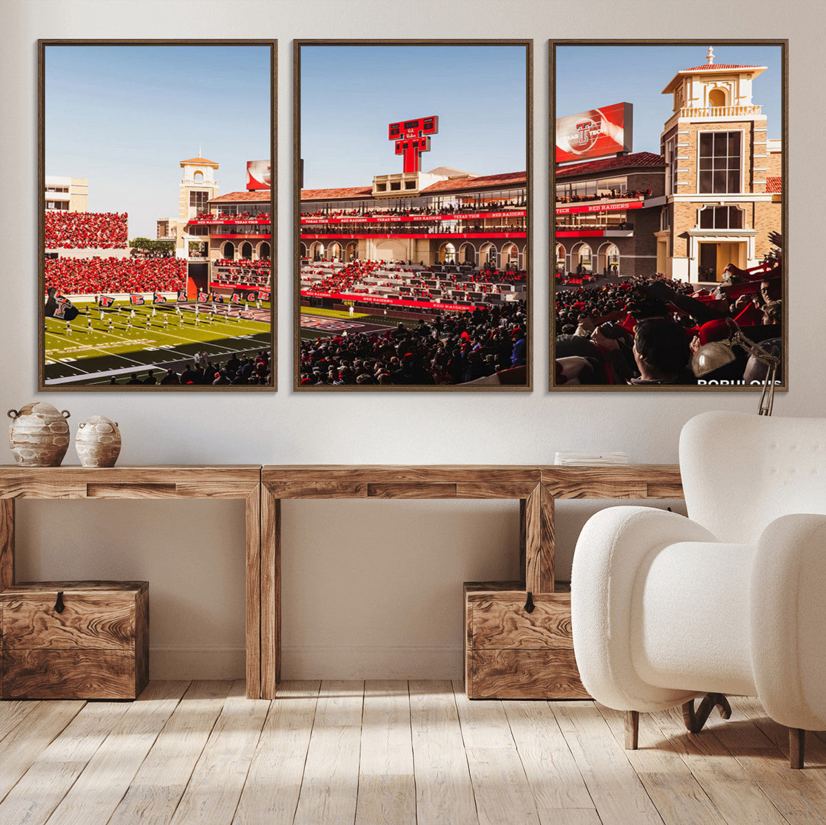 Jones AT&T Stadium Texas Tech Red Raiders Wall Art | Large
