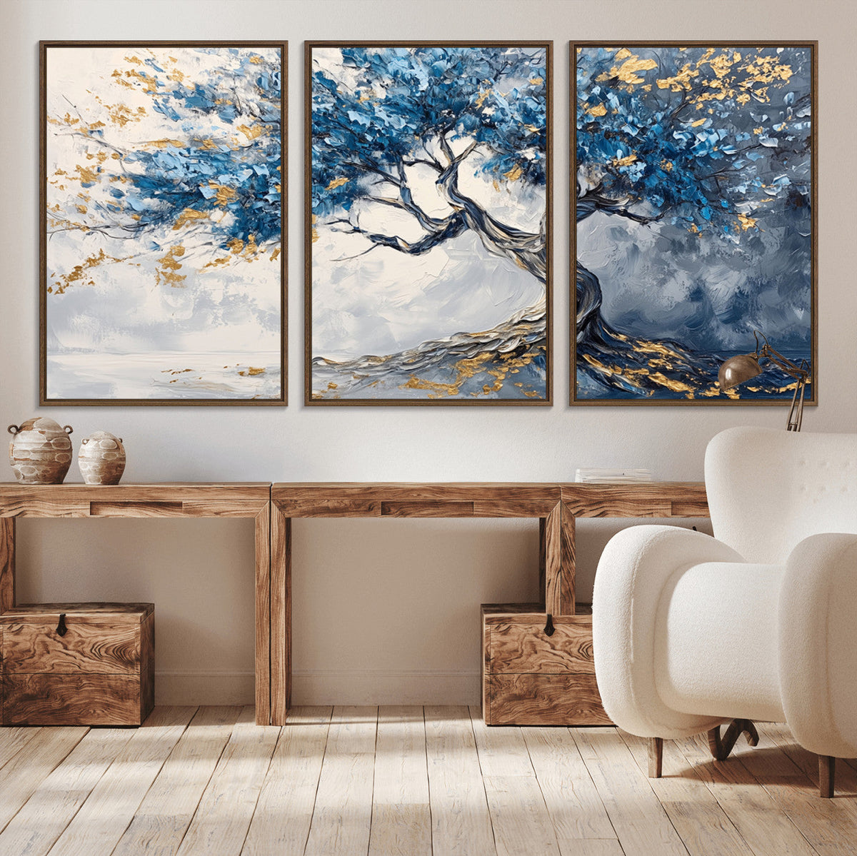 Abstract Tree Painting Canvas Wall Art | Tree of Life