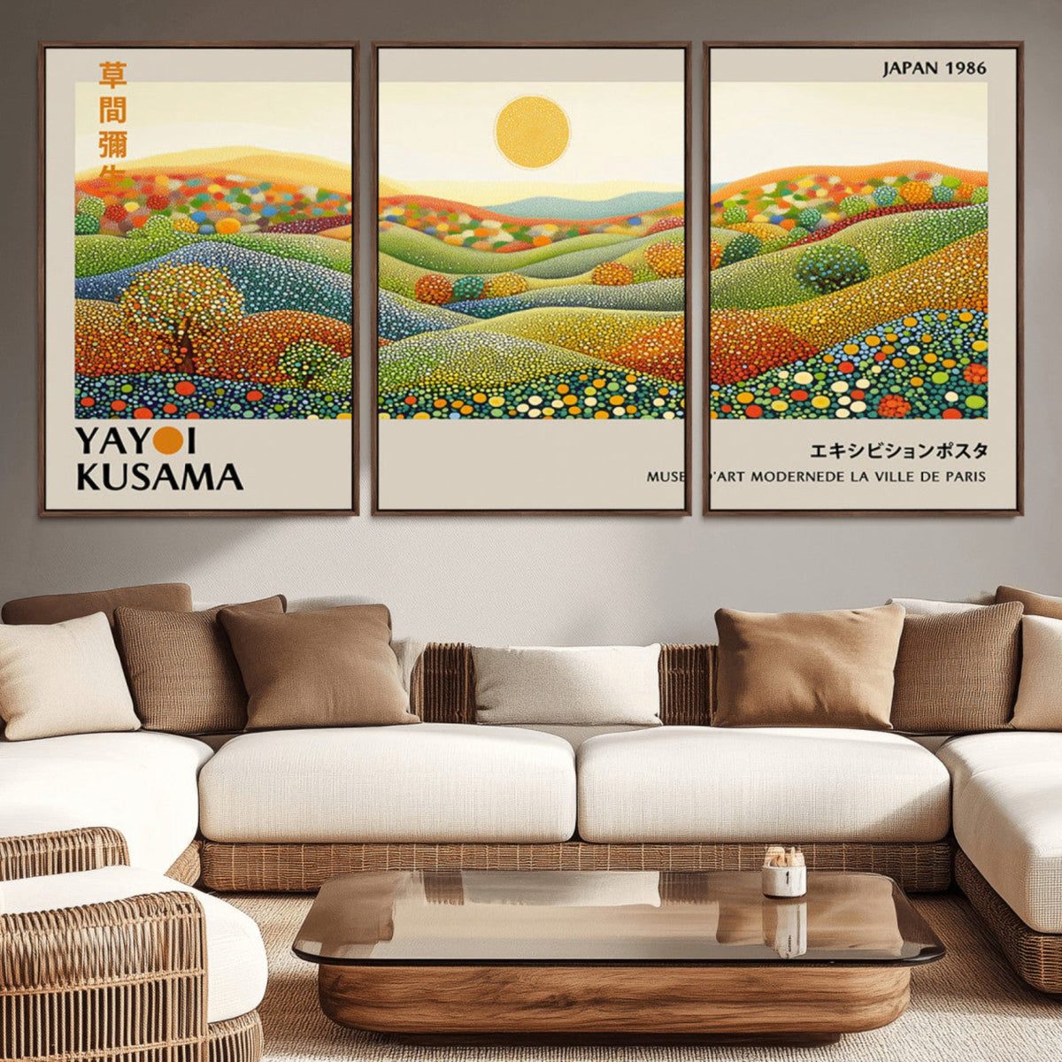 Yayoi Kusama Wall Art Print – Yayoi Kusama Wabi Sabi