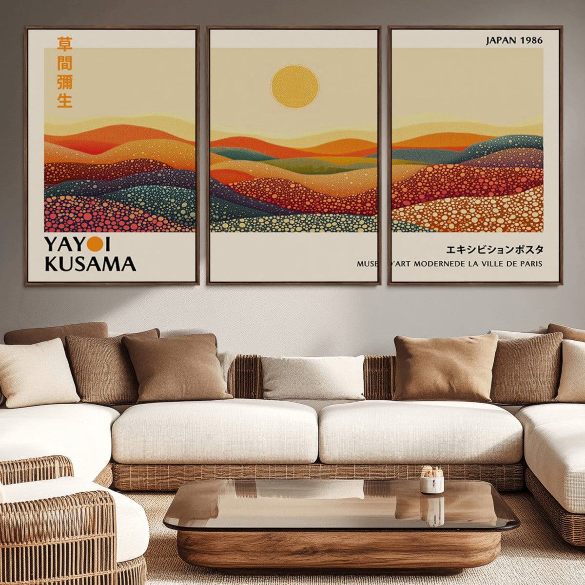 Yayoi Kusama Art Print Wall Decor – Yayoi Kusama Wabi Sabi