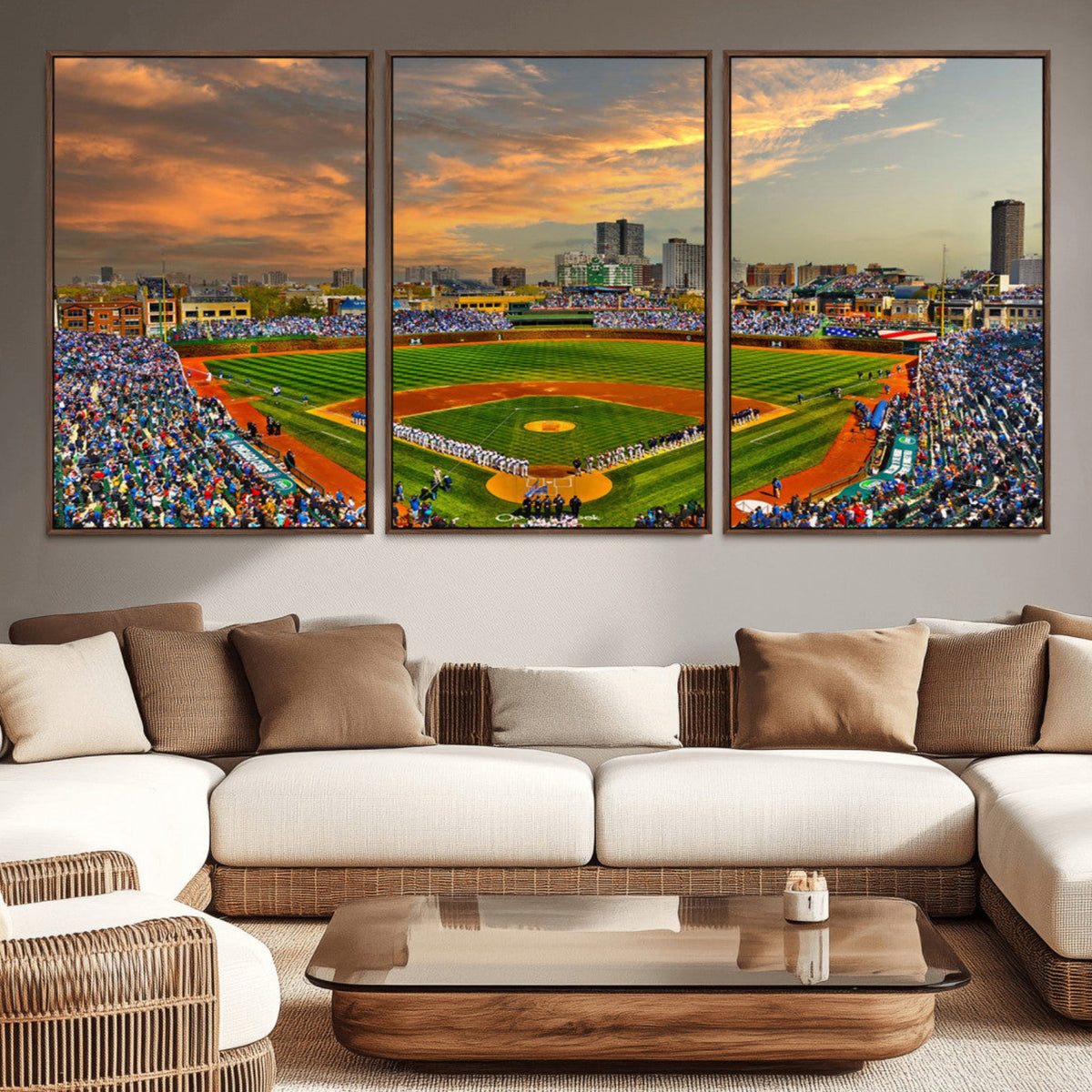 Chicago Wrigley Field Wall Art Canvas Print – Iconic
