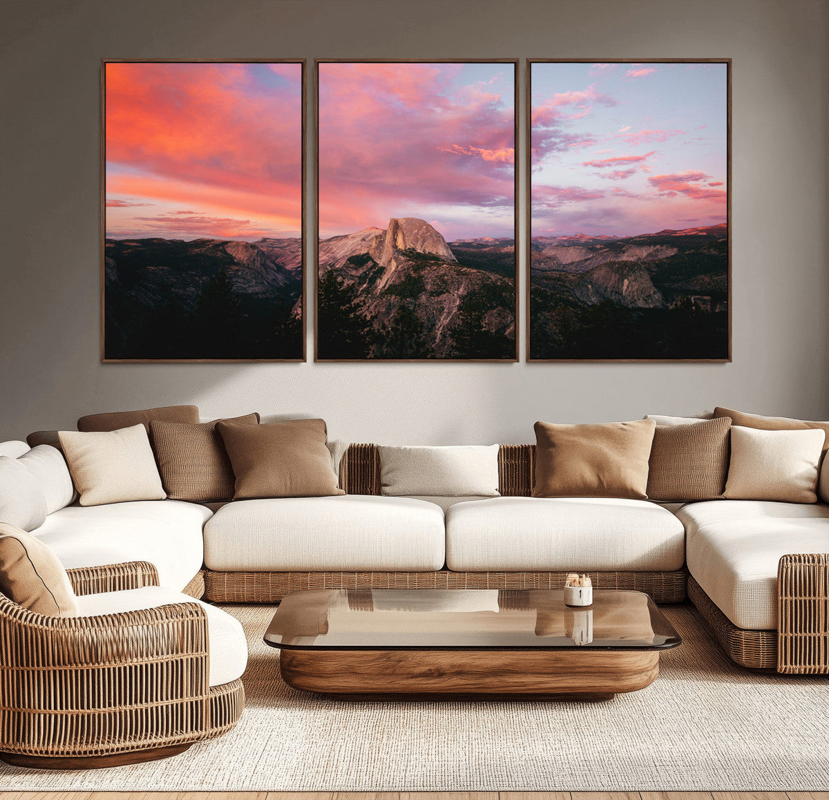 Half Dome Wall Art Canvas Print – Framed Yosemite National