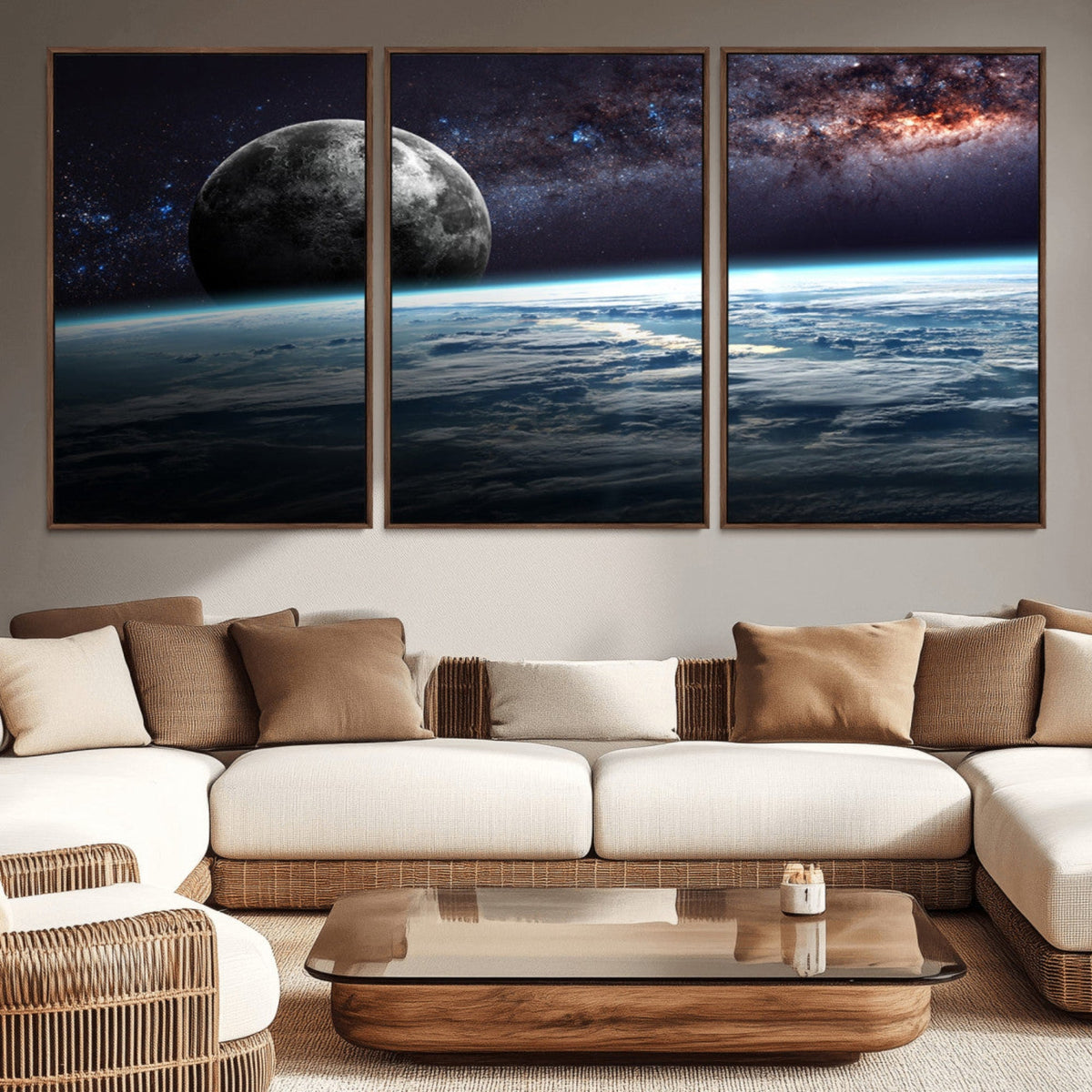 Space and Planet Canvas Print