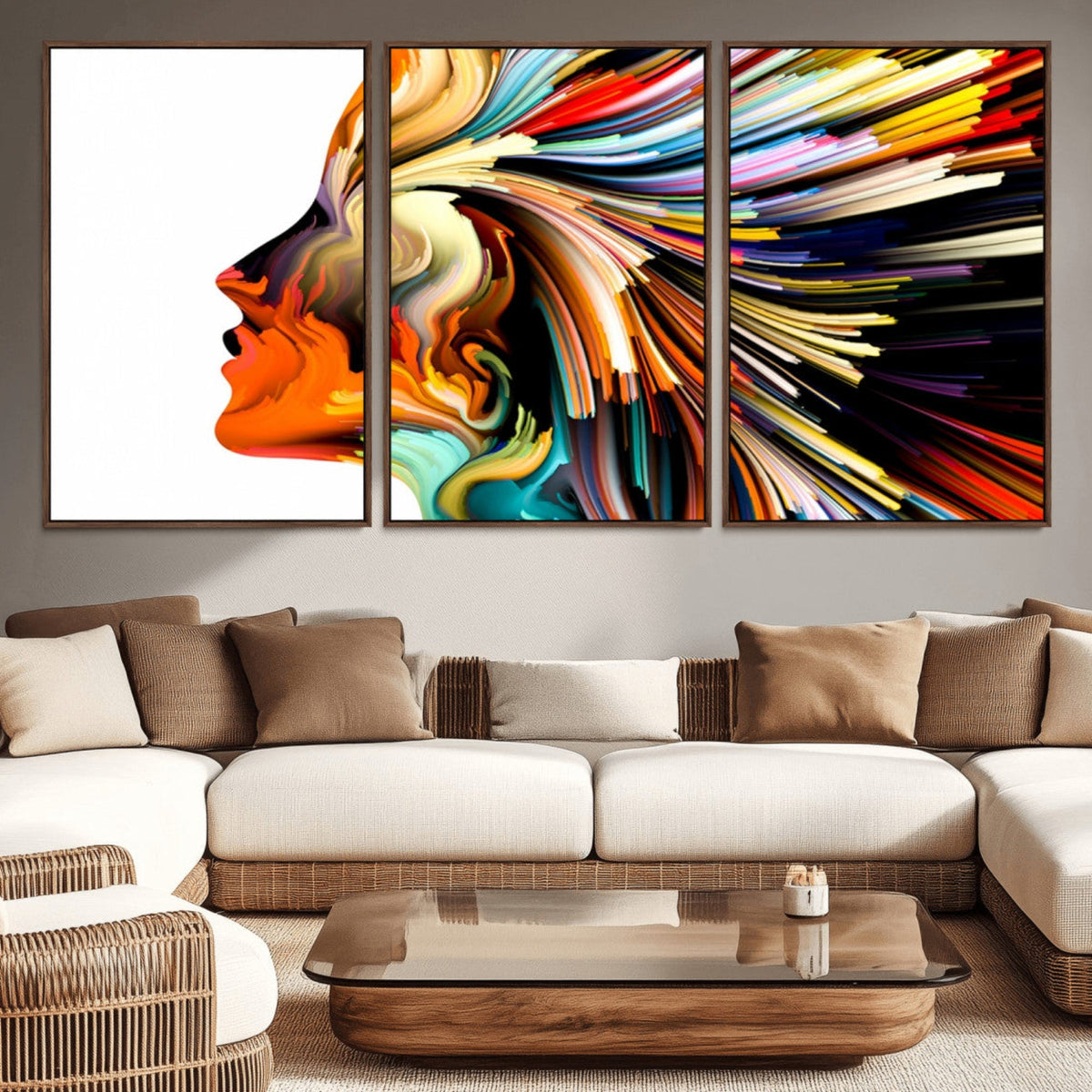 Profile Colors Canvas Print