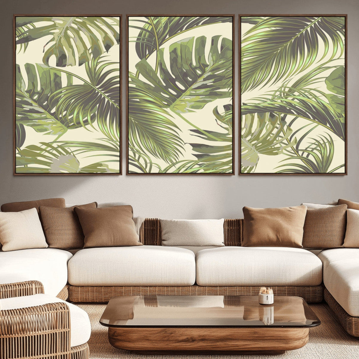 Palm Leaves Canvas Print