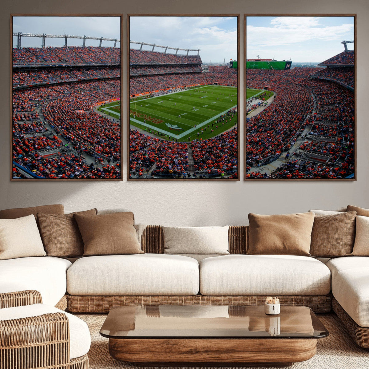 Denver Broncos Football Team Print - Empower Field Mile High