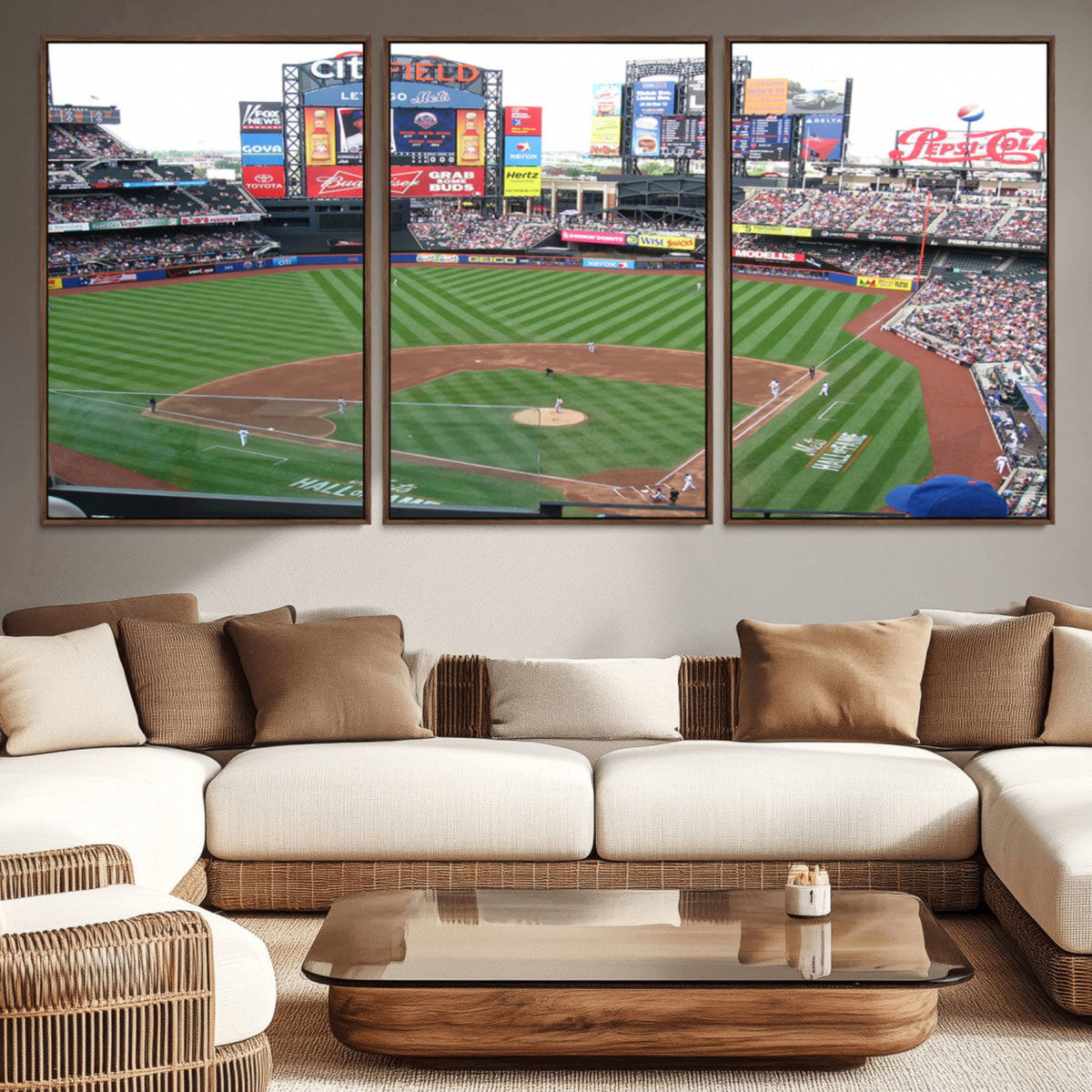 New York Mets Baseball Team Print - Citi Field Baseball