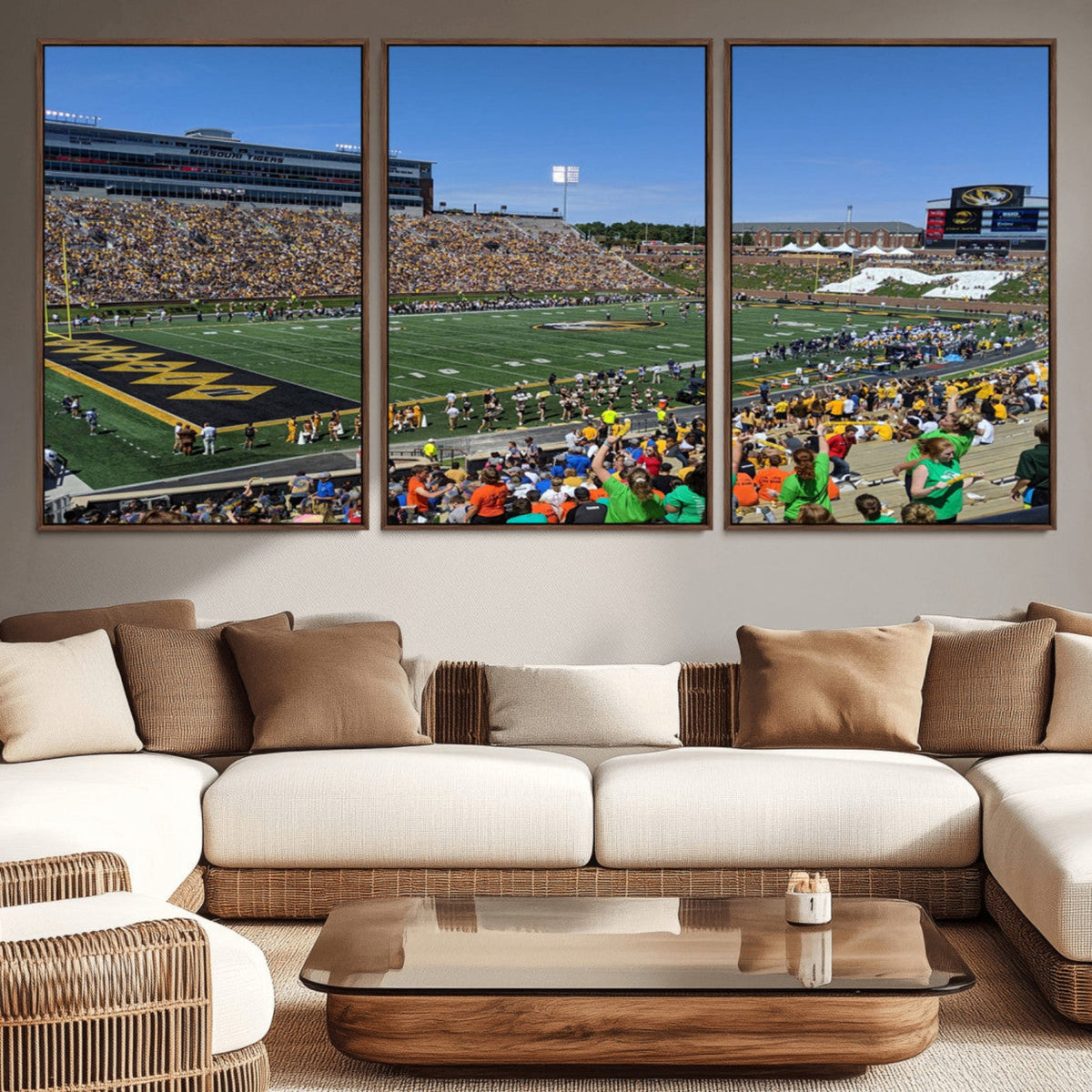 University of Missouri Tigers Football Team Print - Columbia