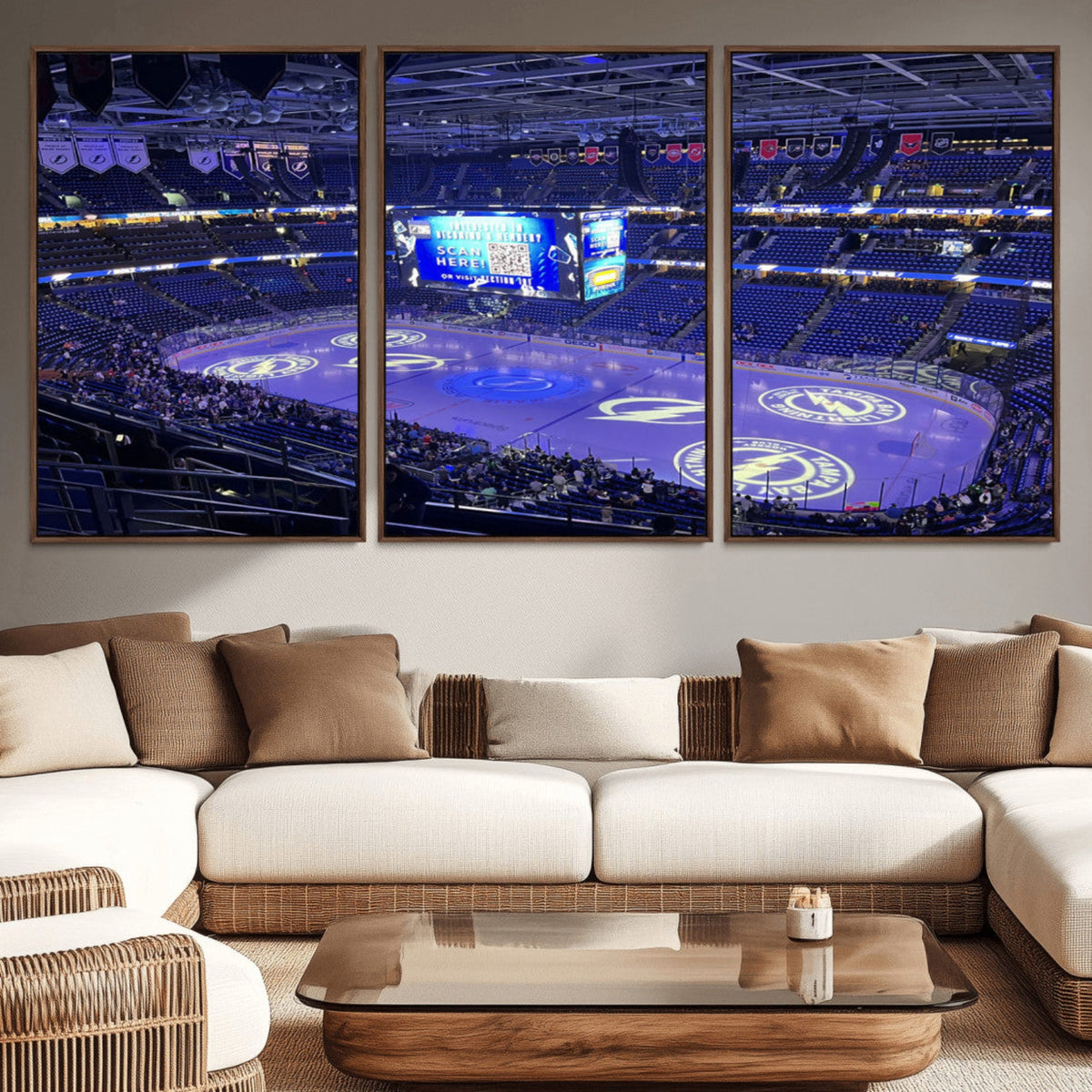 Amalie Arena Florida Wall Art Canvas Print - NHL Hockey