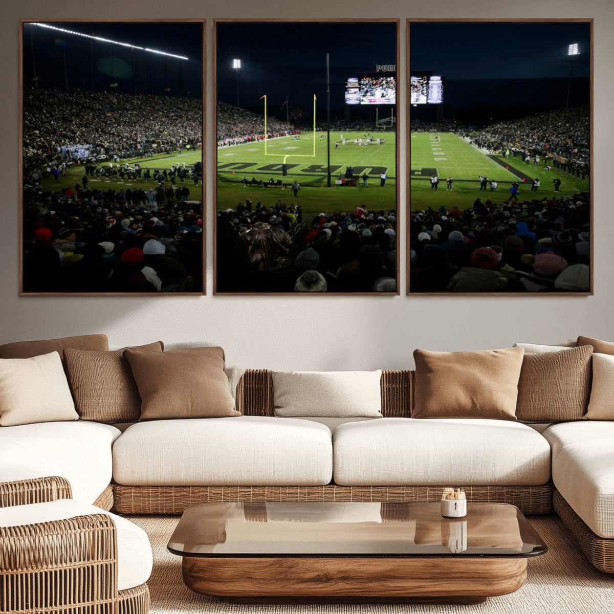 Purdue Boilermakers Football Team Print - West Lafayette