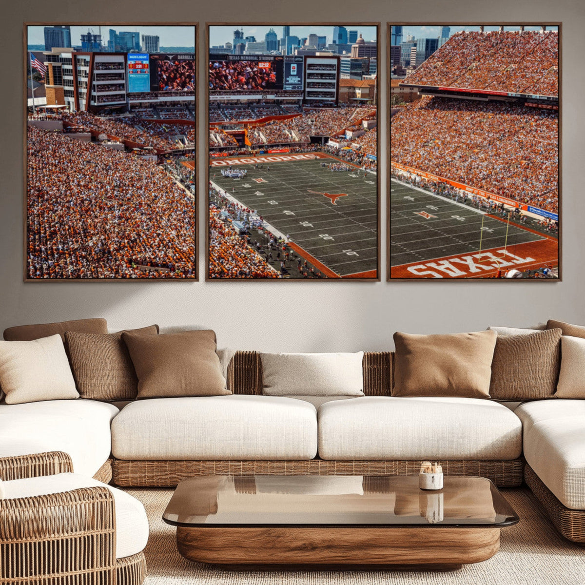 University of Texas Longhorns Football Team Print - Austin