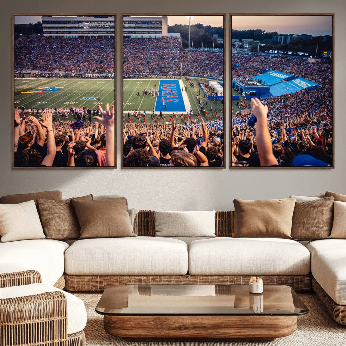 University of Kansas Jayhawks Football Team Art Print -