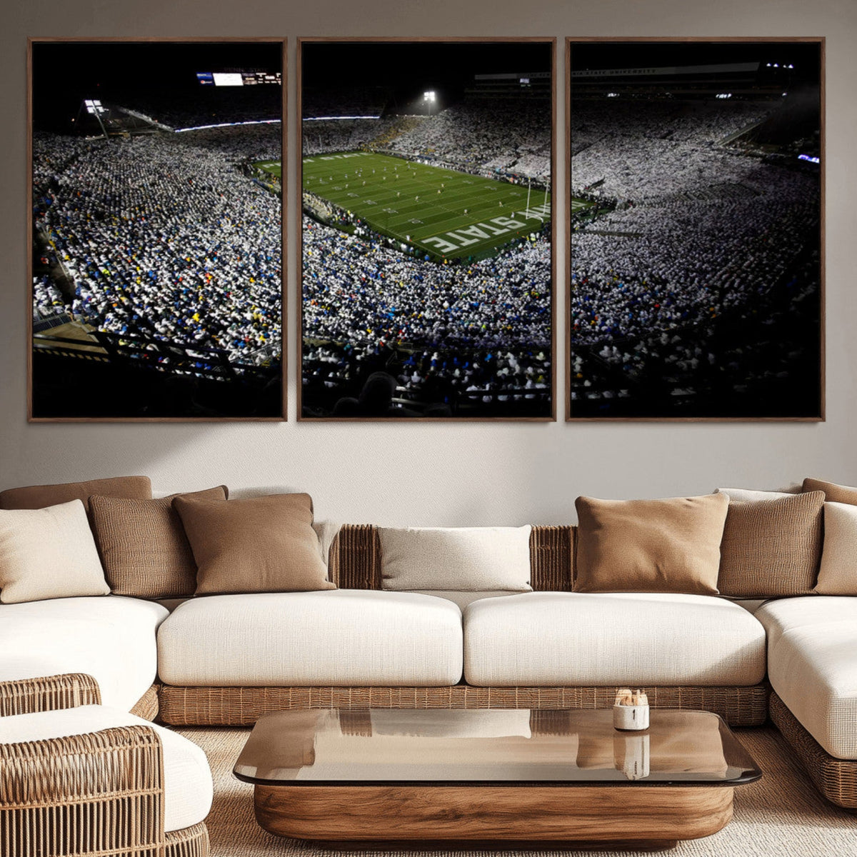 Penn State Football Stadium Wall Art - Beaver Stadium Canvas