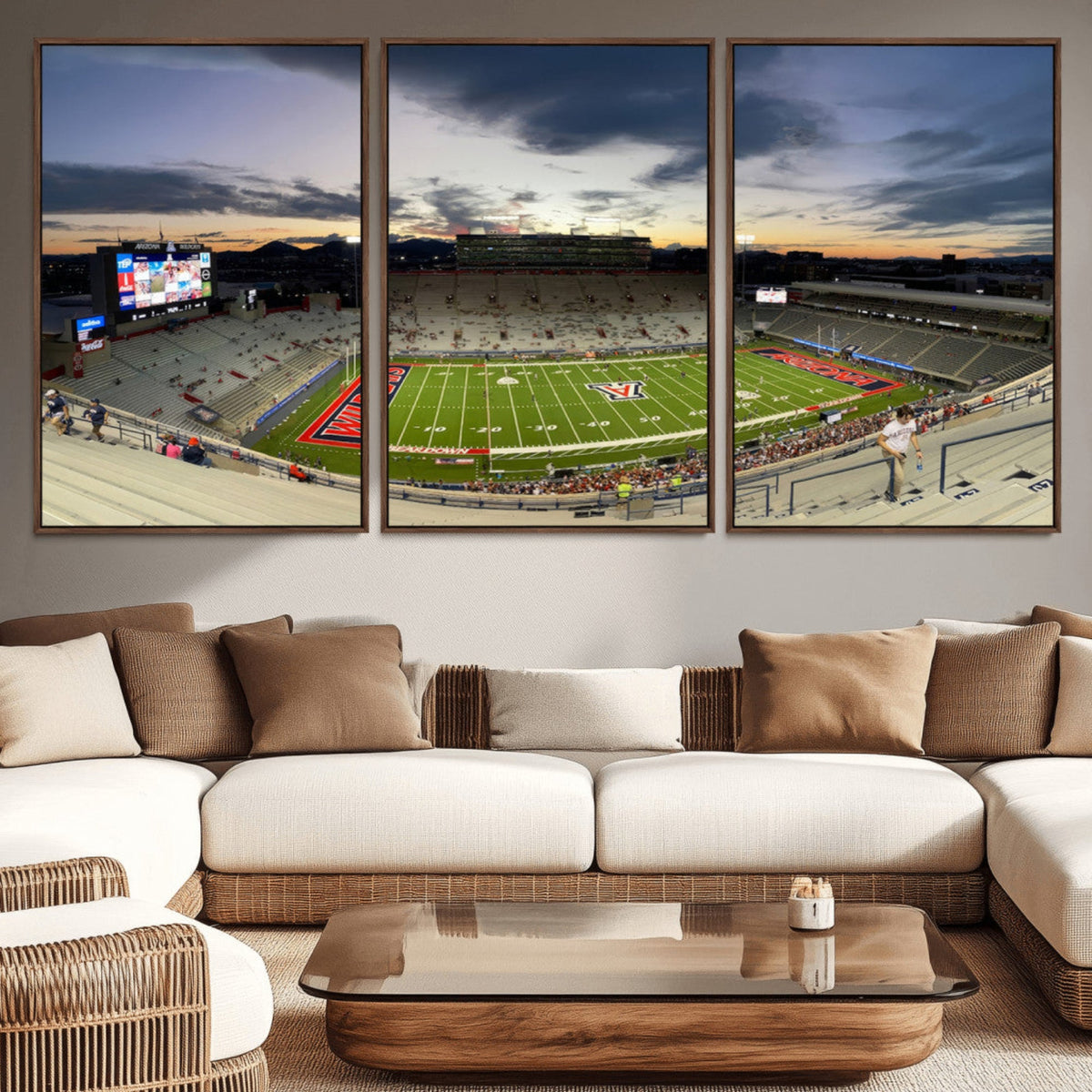 Arizona Wildcats Football Team Print - Tucson Arizona