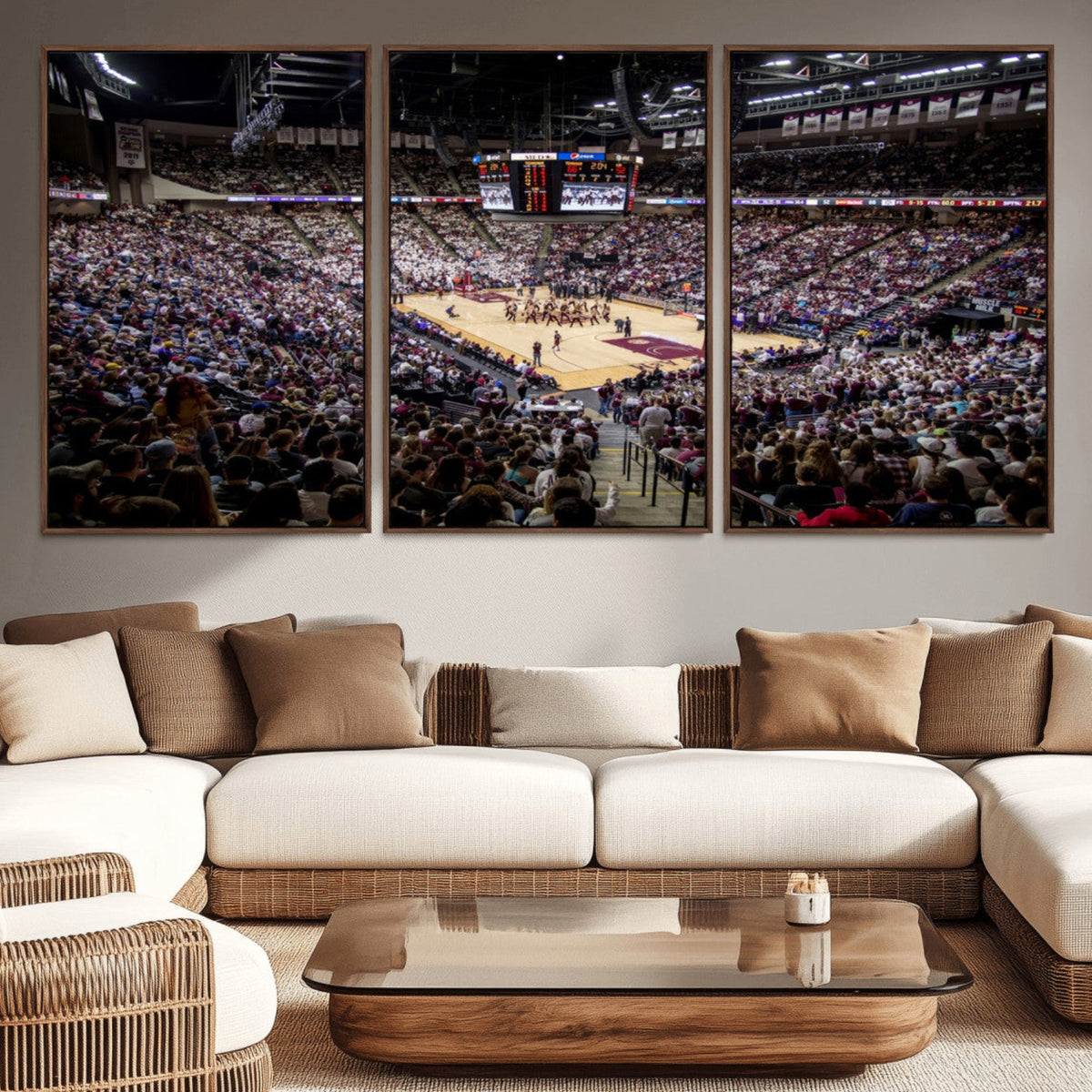 University of Nebraska Cornhuskers Basketball Team Print -