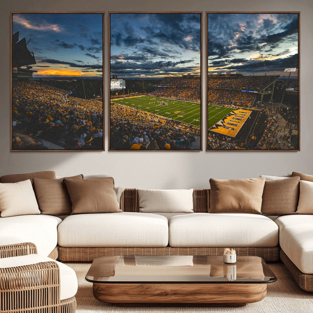 University of Wyoming Cowboys Football Team Print - Laramie