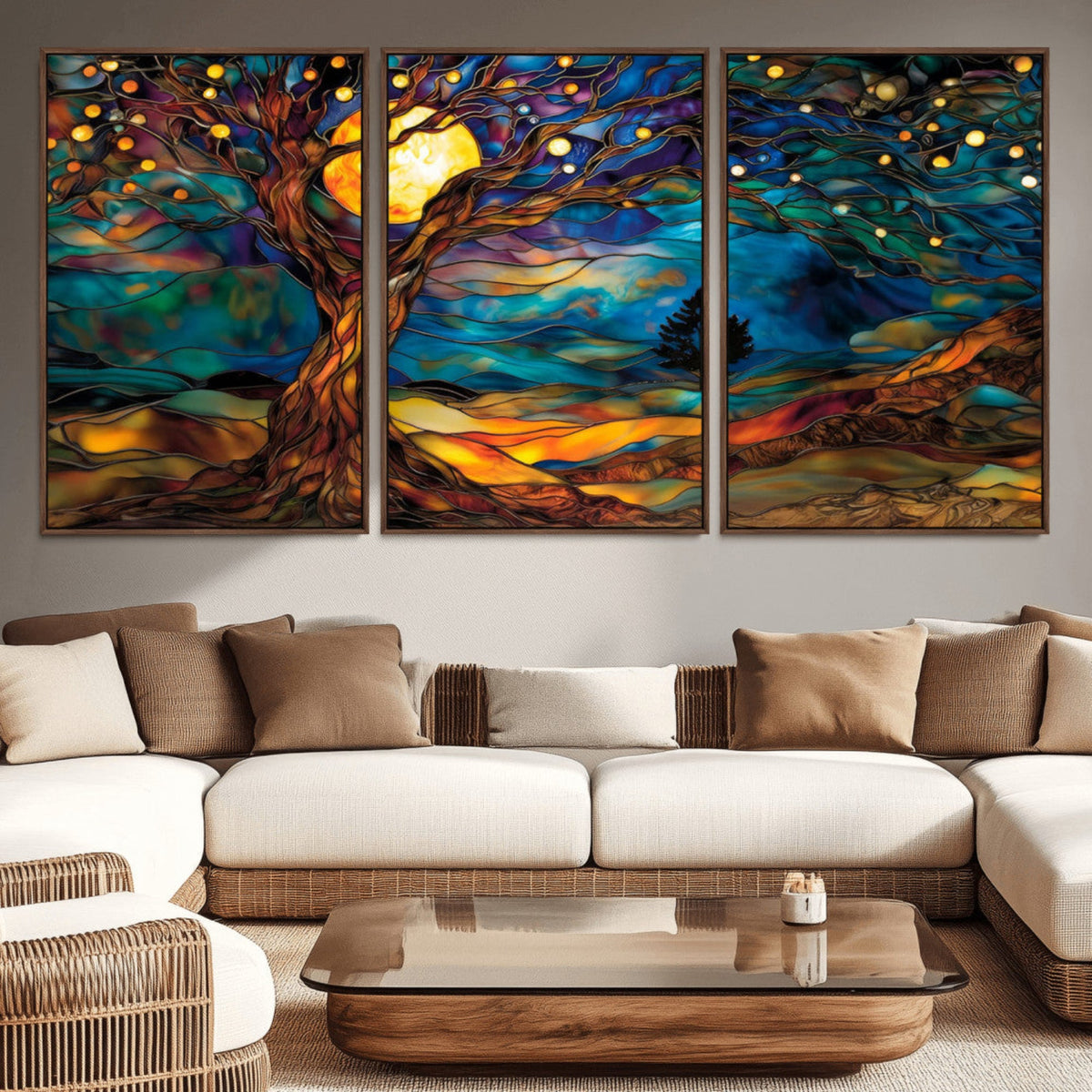 Tree of Life Wall Art - Yggdrasil Tree of Life Canvas Print