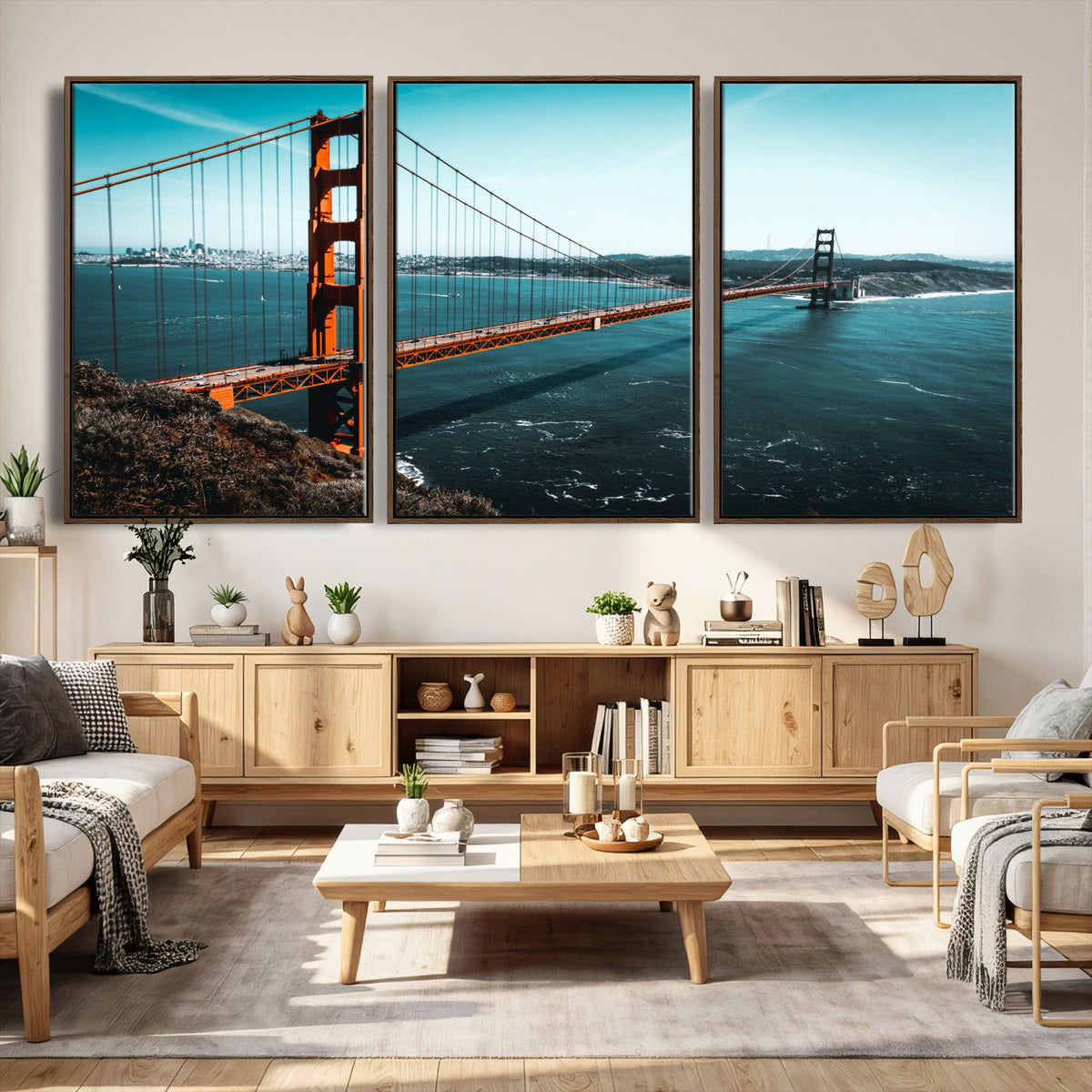 Golden Gate Bridge Wall Art Canvas Print – San Francisco