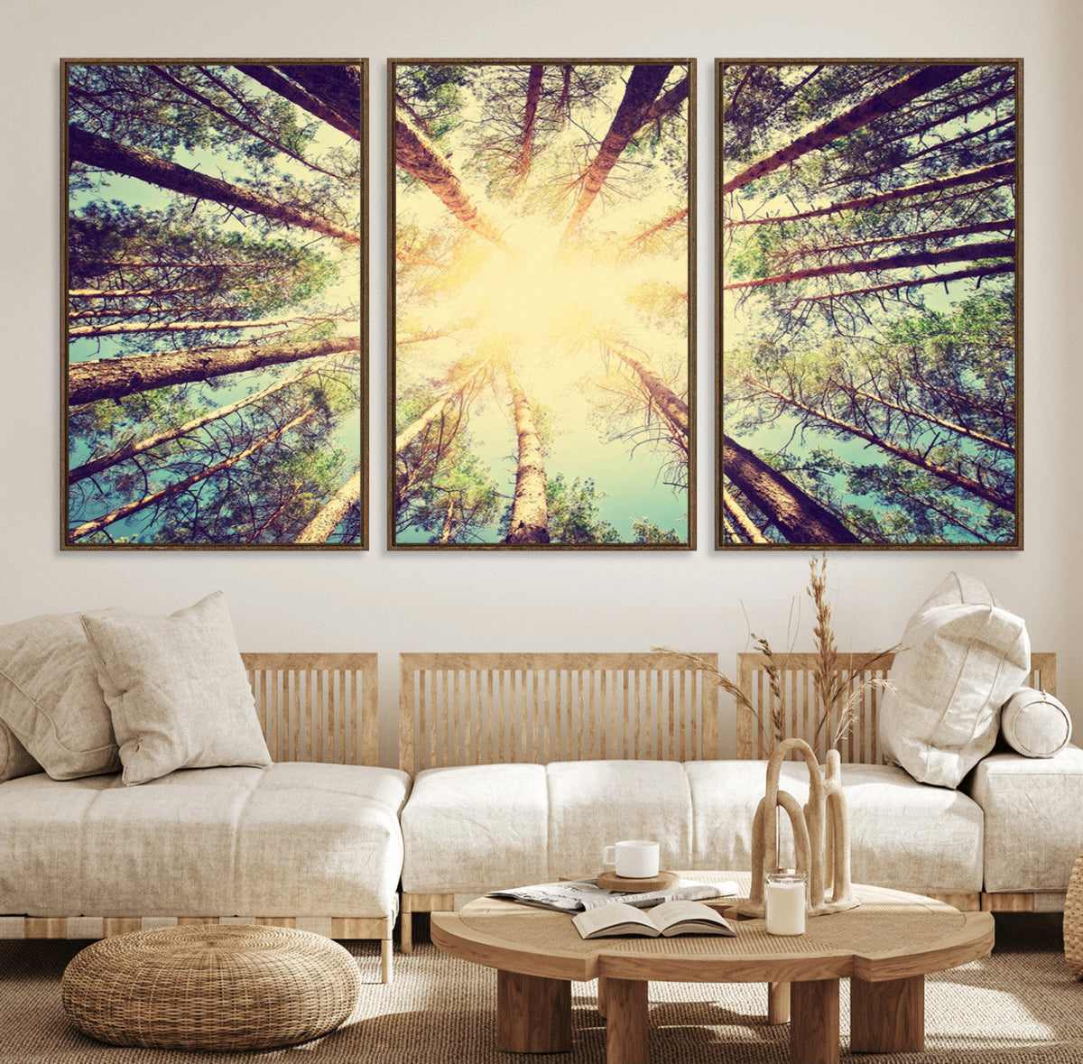 Tree and Sunshine Canvas Print