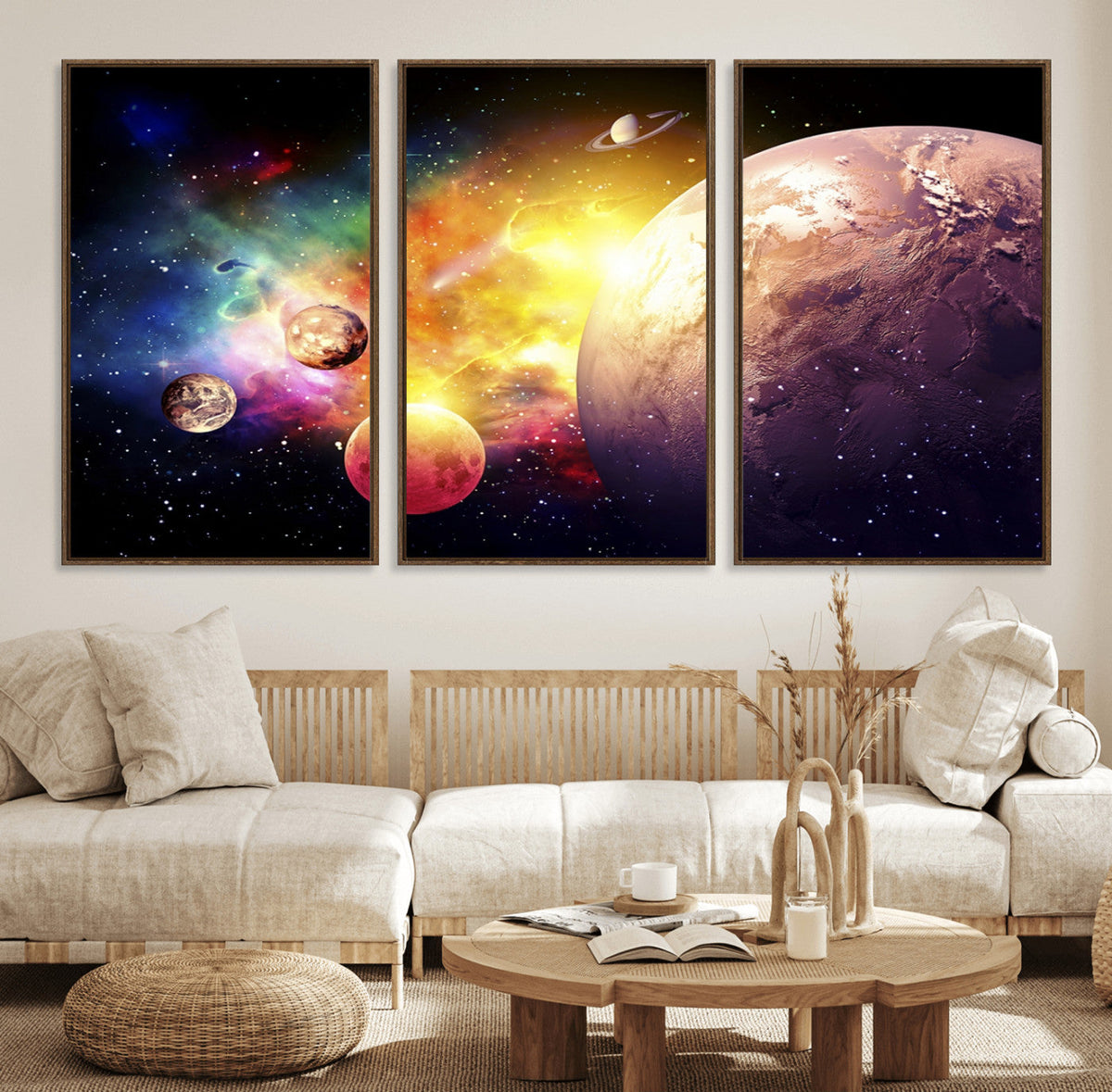 Space and Galaxy Canvas Print