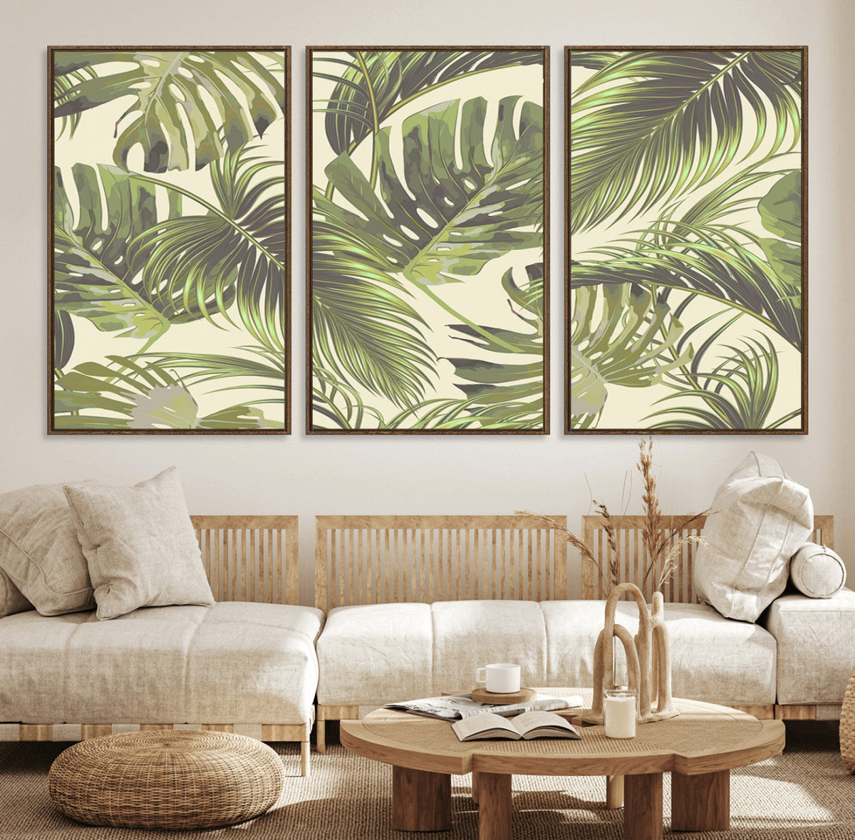Palm Leaves Canvas Print