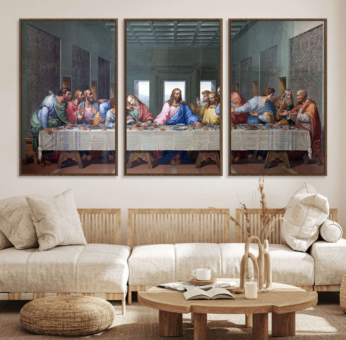 The Last Supper Multi Panel Canvas Wall Art