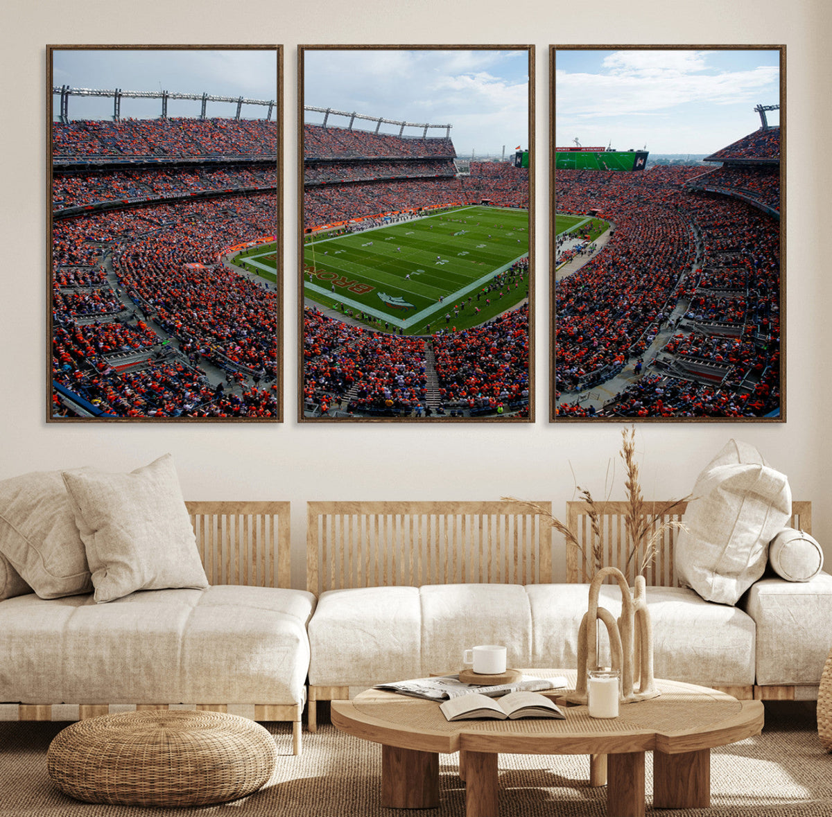 Denver Broncos Football Team Print - Empower Field Mile High