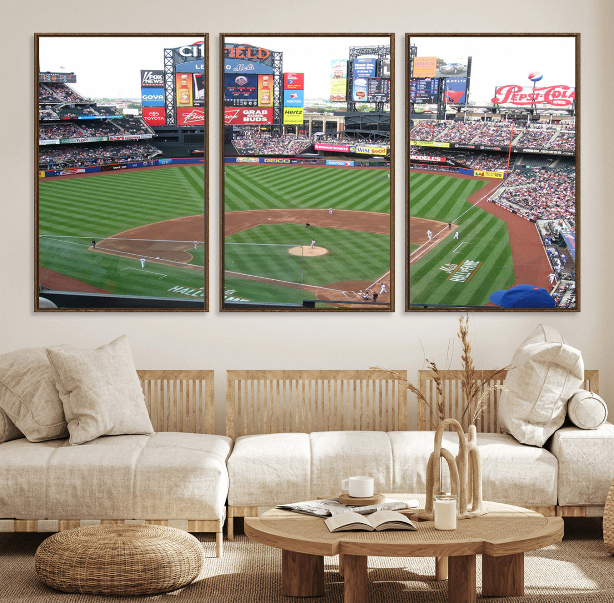 New York Mets Baseball Team Print - Citi Field Baseball