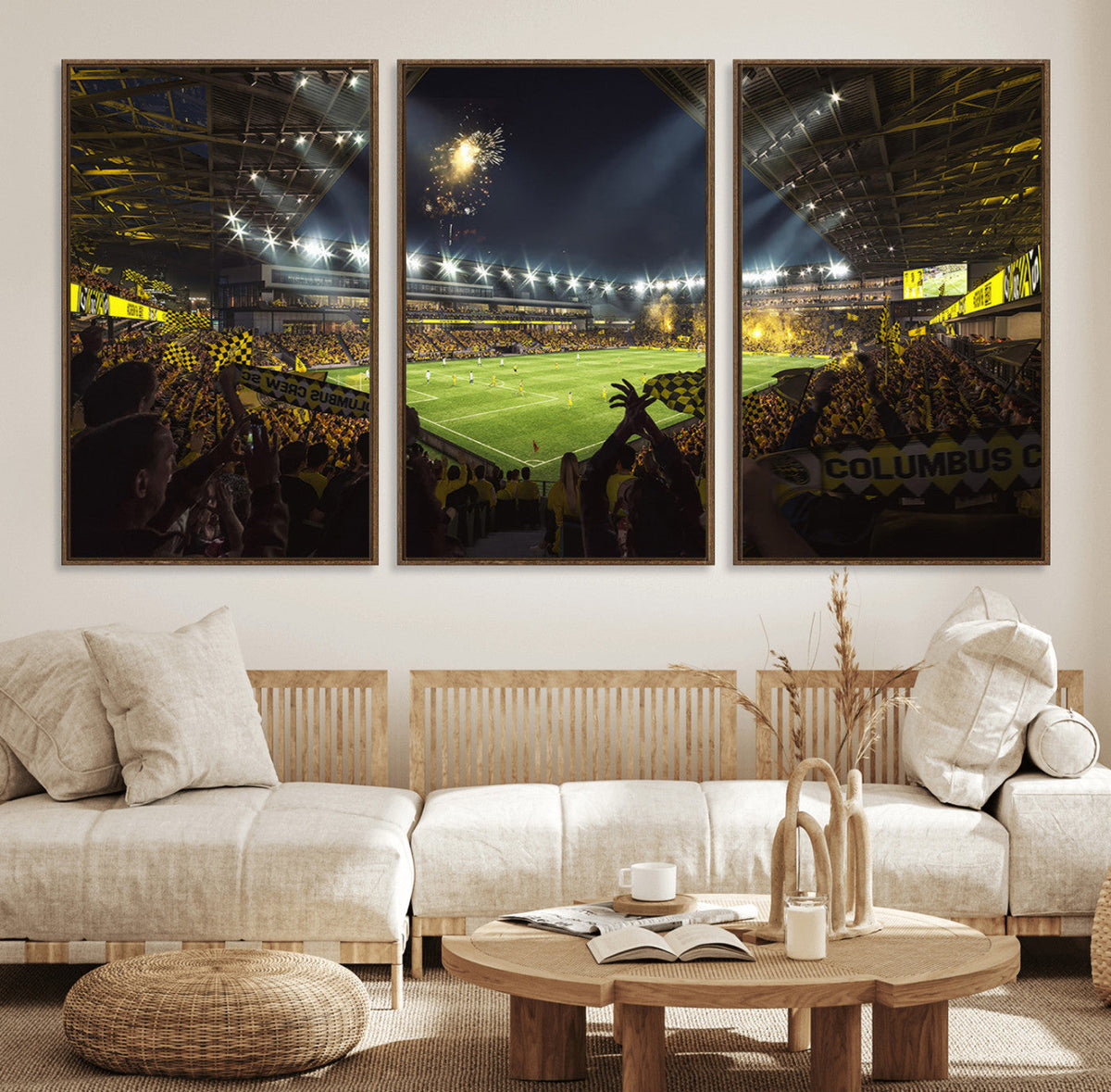 Columbus Crew Soccer Team Print - Columbus Crew Stadium Wall