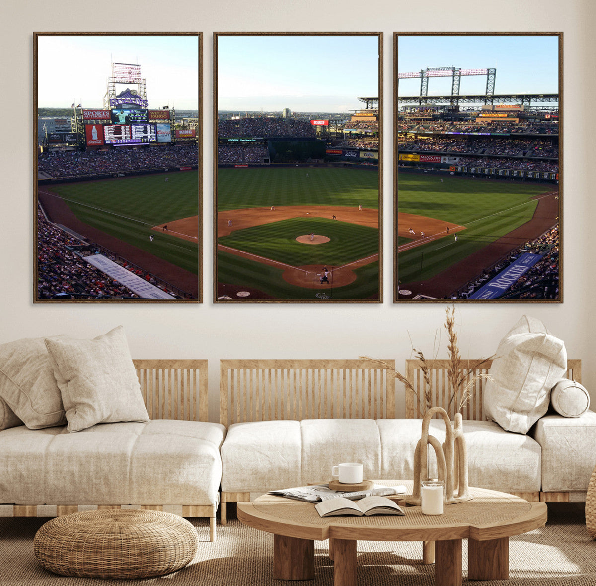 Colorado Rockies Coors Field Wall Art Canvas Print - MLB