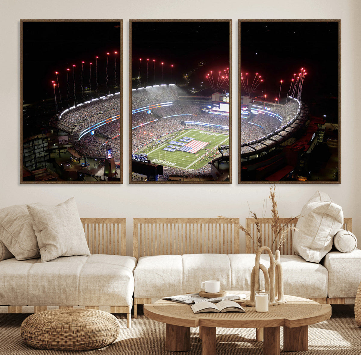 New England Patriots Team Print Wall Art- Foxborough