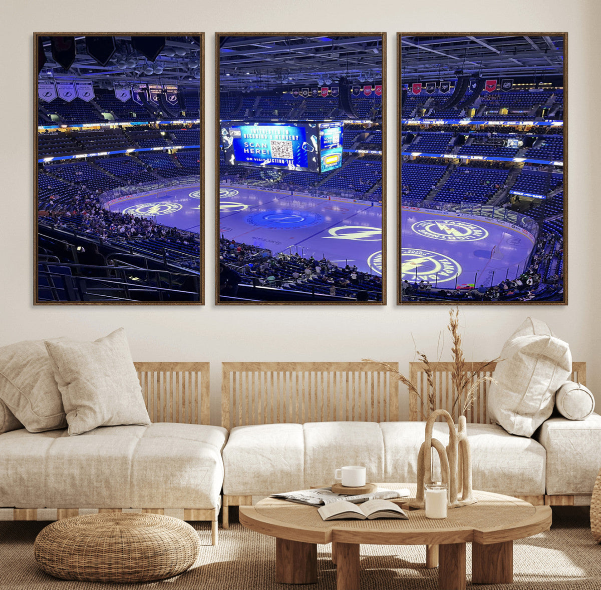 Amalie Arena Florida Wall Art Canvas Print - NHL Hockey