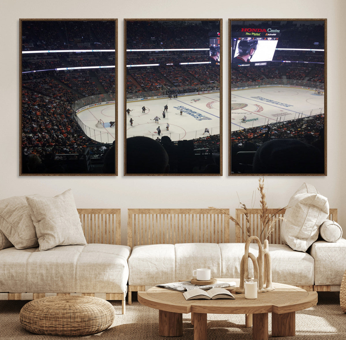 Honda Center California Anaheim Ducks Hockey Stadium Wall