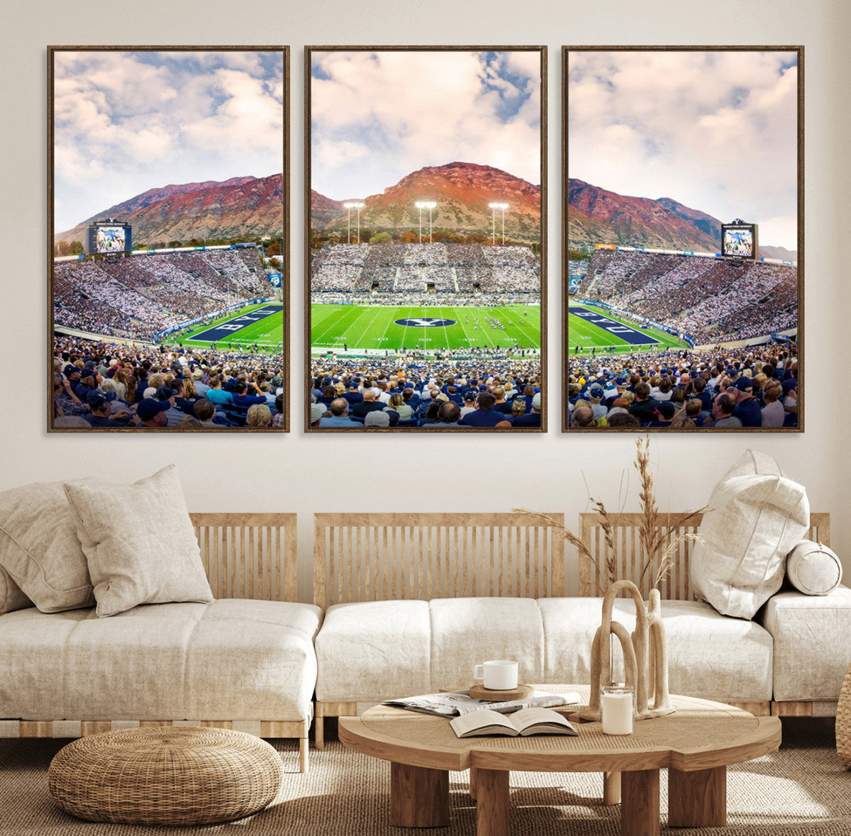 Brigham Young University Cougars Football Team Print - Provo