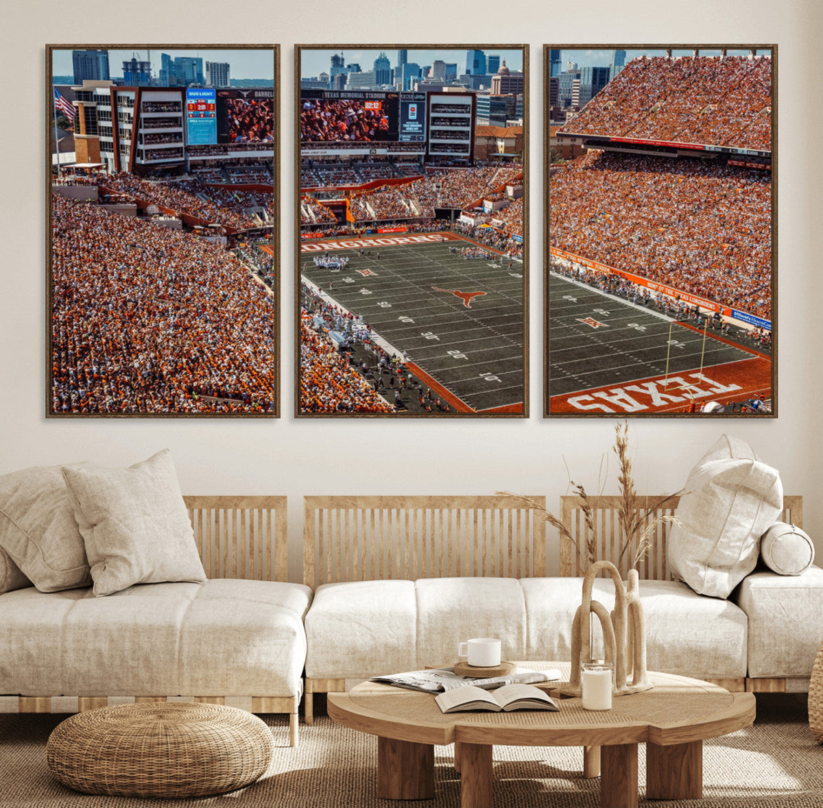 University of Texas Longhorns Football Team Print - Austin