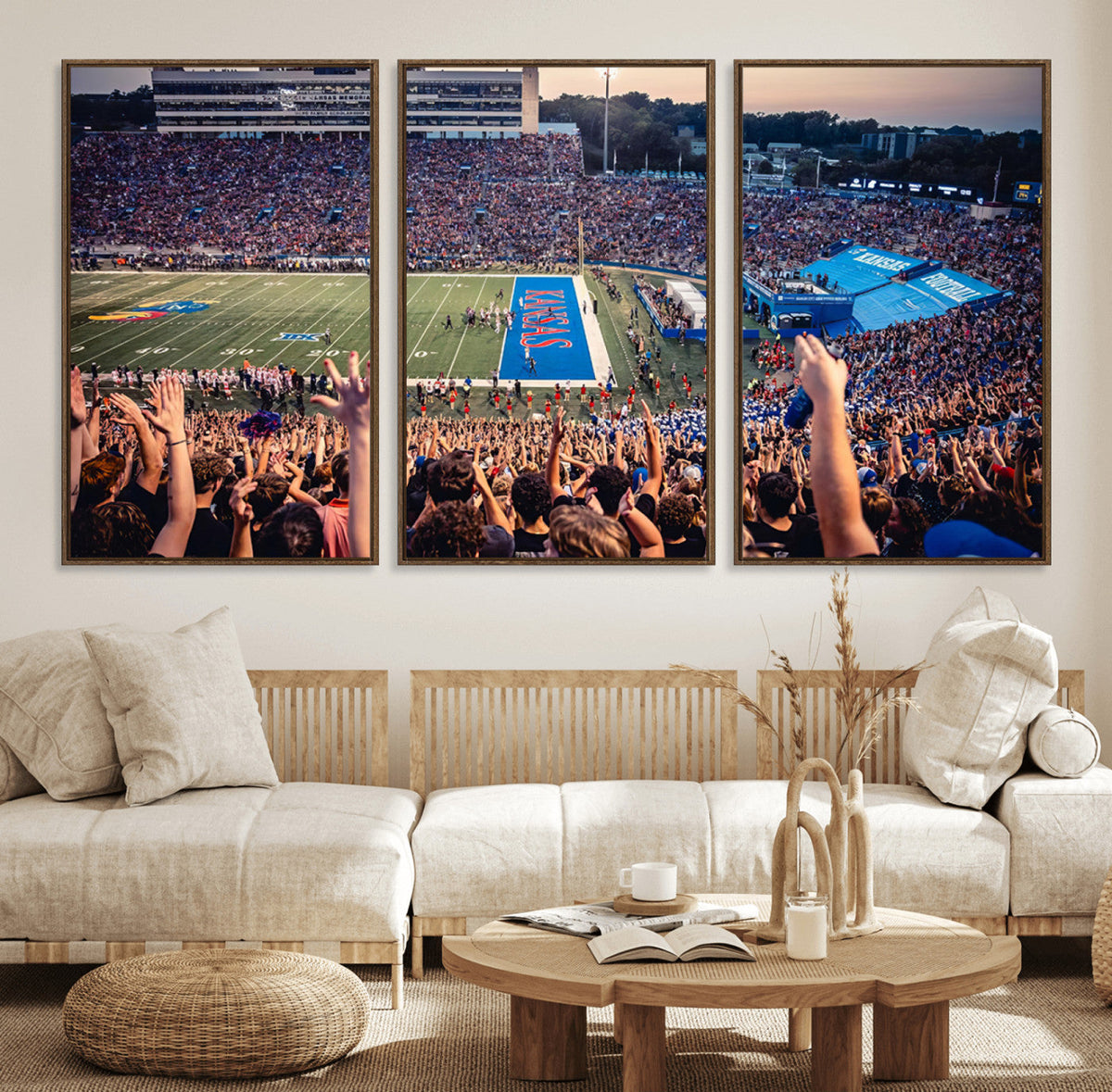 University of Kansas Jayhawks Football Team Art Print -