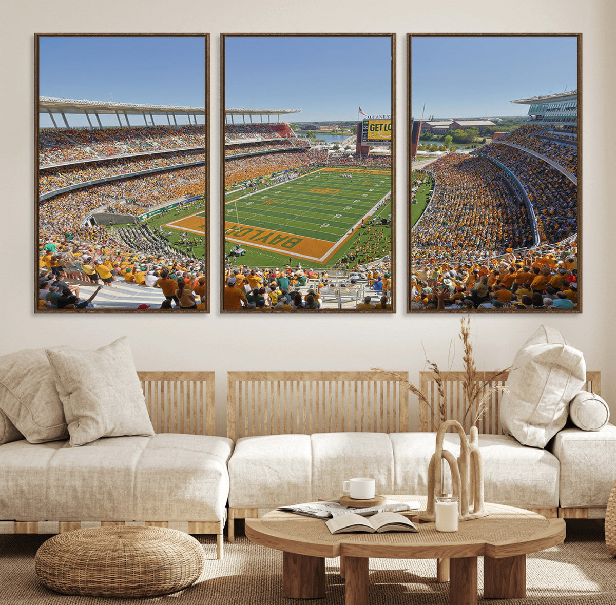 Baylor University Bears Football Team Print - Waco McLane