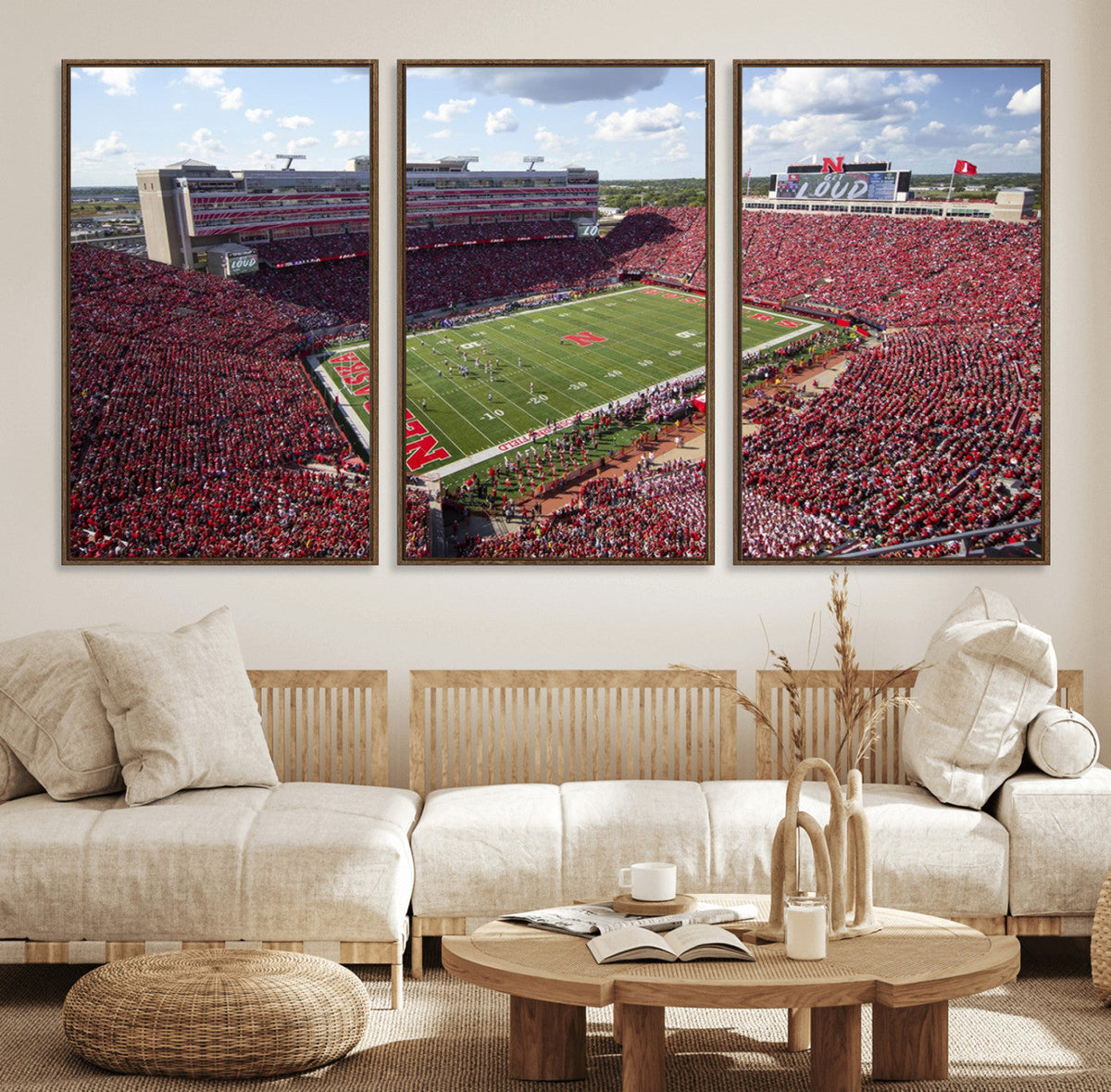 University of Nebraska Cornhuskers Football Team Print -