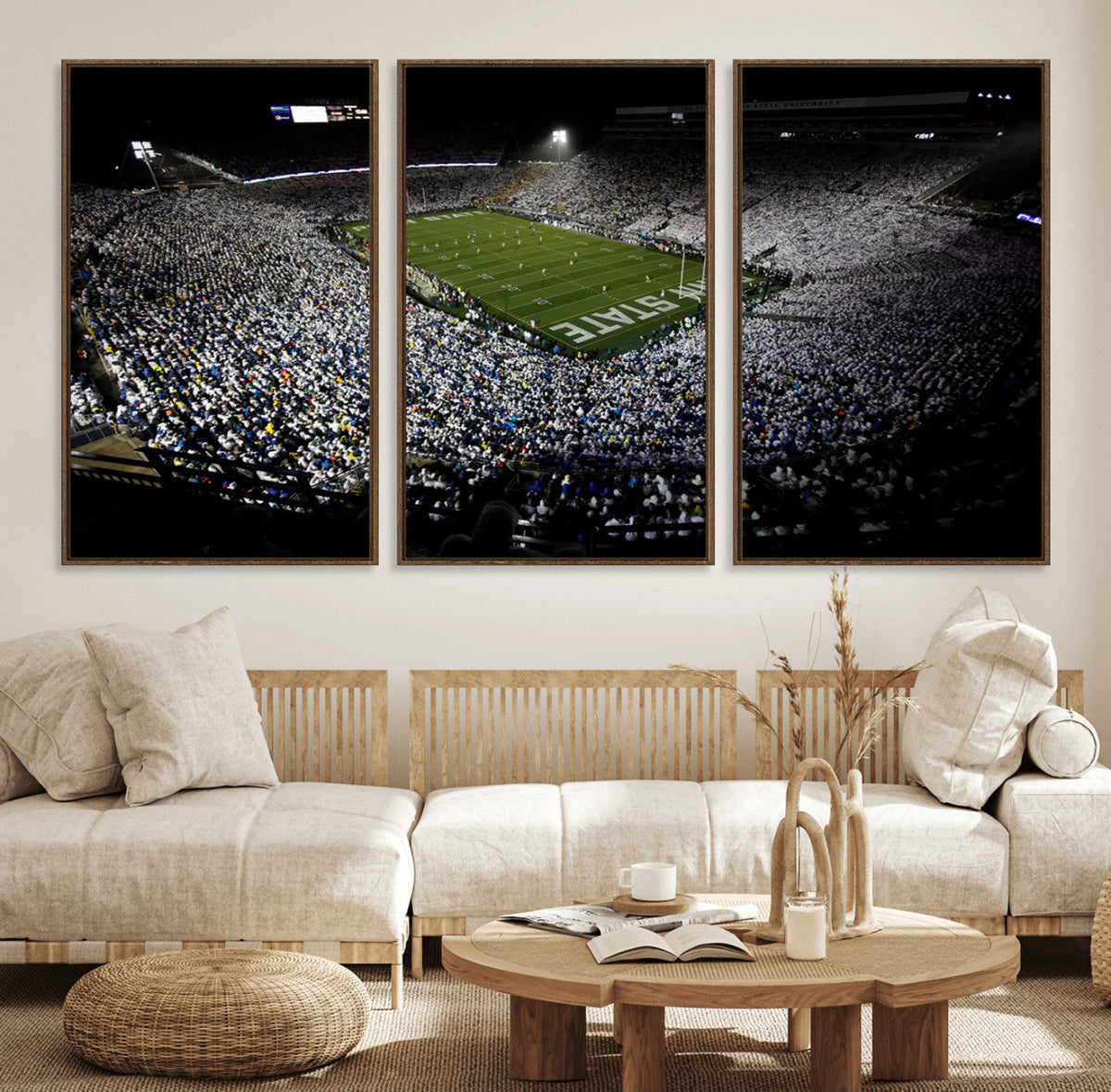 Penn State Football Stadium Wall Art - Beaver Stadium Canvas