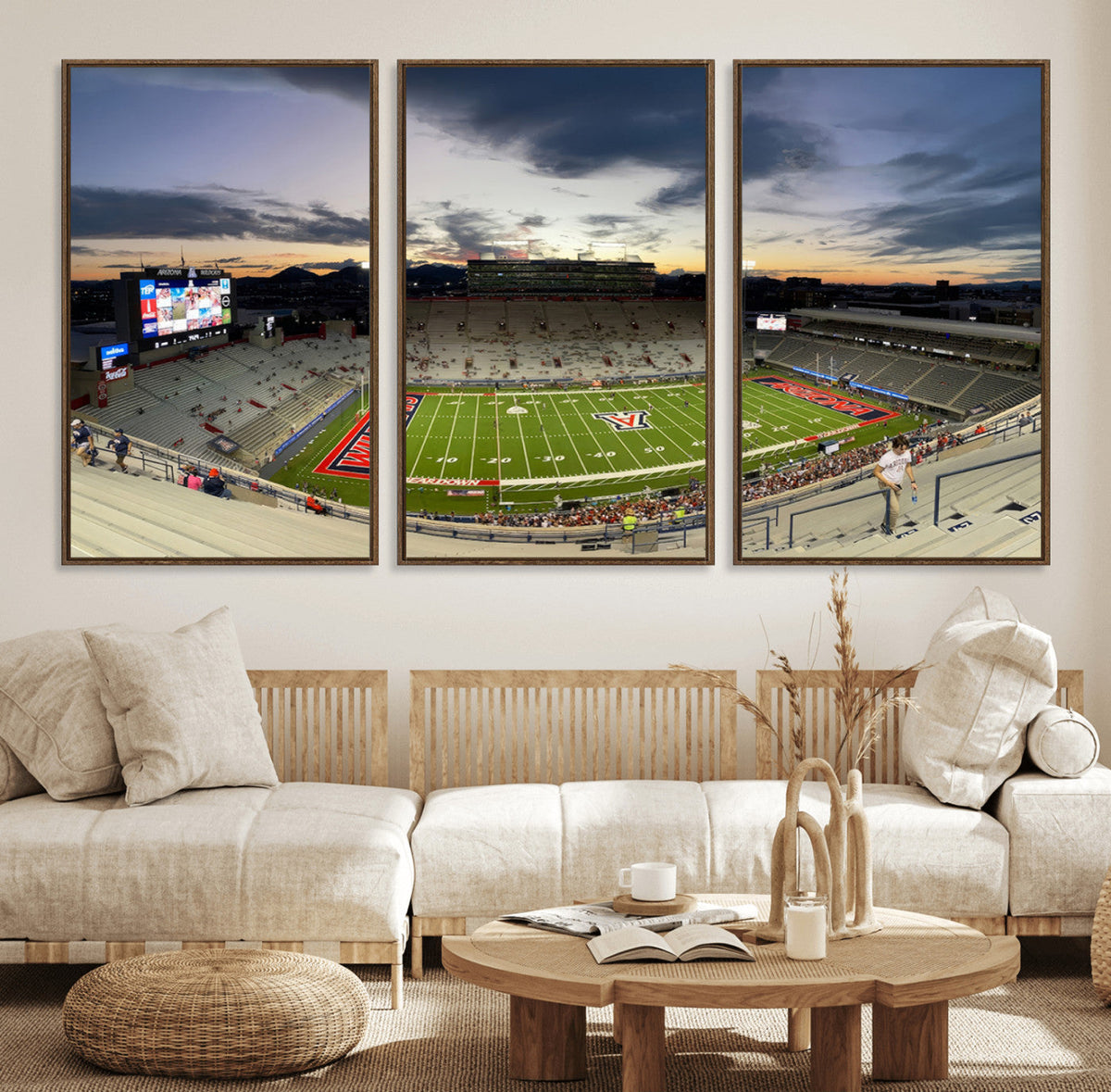 Arizona Wildcats Football Team Print - Tucson Arizona