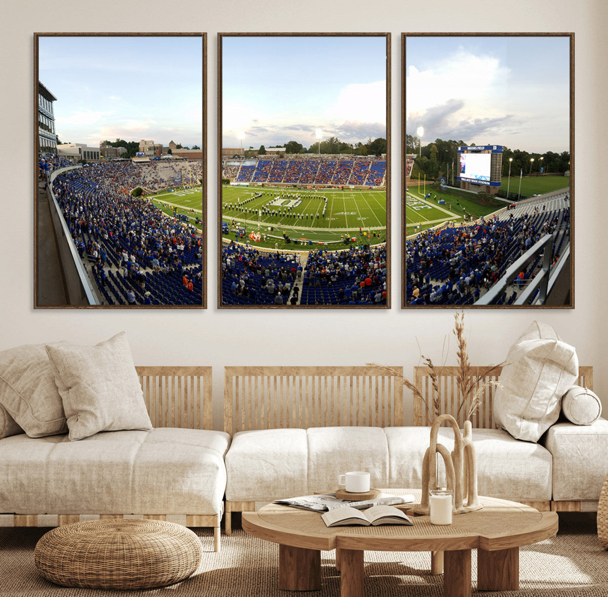 The Duke University Blue Devils Football Team Print - Durham