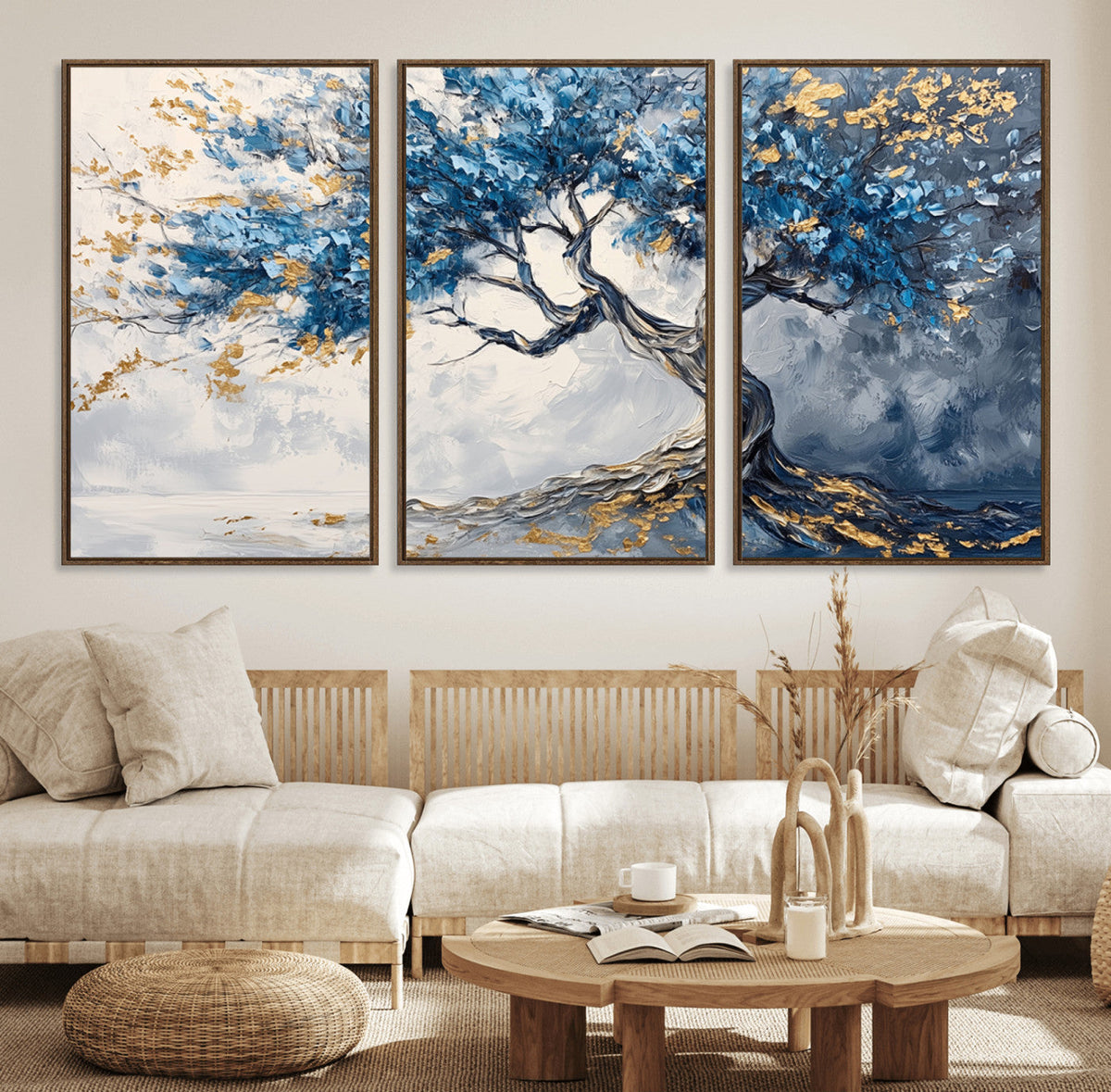 Abstract Tree Painting Canvas Wall Art | Tree of Life