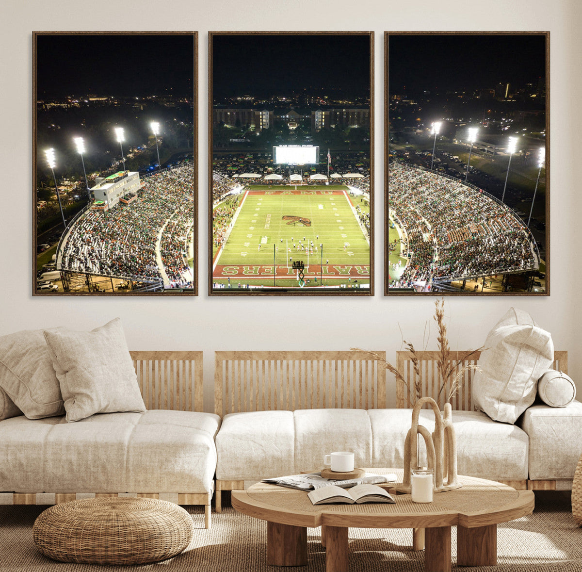 Florida A&M Rattlers Football Team Print - Tallahassee Bragg